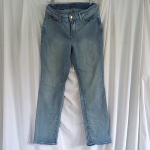 NYDJ Light Blue Marilyn Straight Leg Jeans